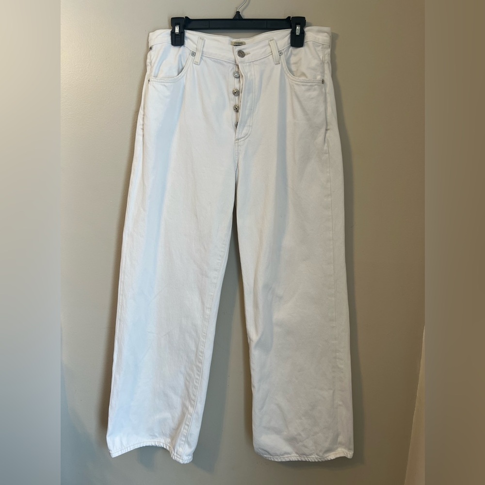 CITIZENS OF HUMANITY Premium Vintage Flavie Trouser Jean Women’s Size 31 White